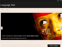 Tablet Screenshot of languageaaa.com